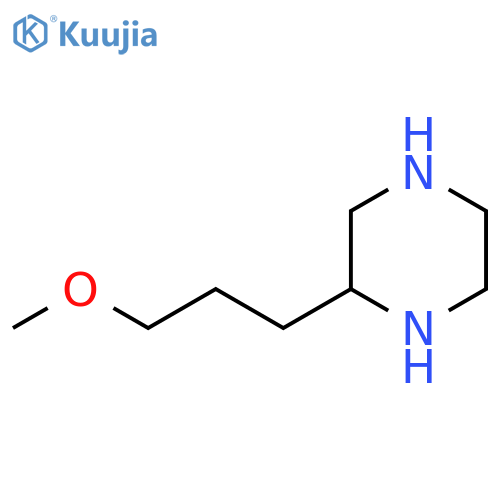 Piperazine, 2-(3-methoxypropyl)- structure