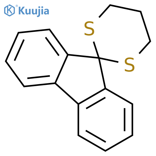 Spiro[1,3-dithiane-2,9'-[9H]fluorene] structure