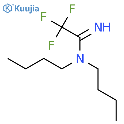 N,N-dibutyl-2,2,2-trifluoroacetimidamide structure