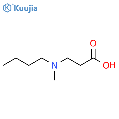 3-[Butyl(methyl)amino]propanoic acid structure