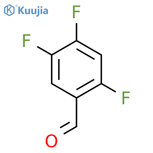2,4,5-Trifluorobenzaldehyde structure