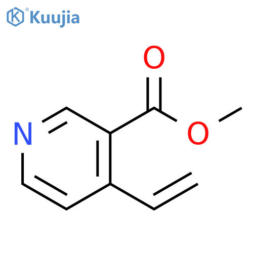 methyl 4-ethenylpyridine-3-carboxylate structure