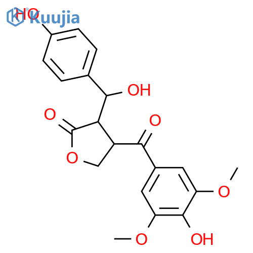 3',4,4',5',7,7'-Hexahydroxy-8,8'-lignan-9,9'-olide; (7R,8R,8'S)-form, 7'-Ketone, 3',5'-di-Me ether structure
