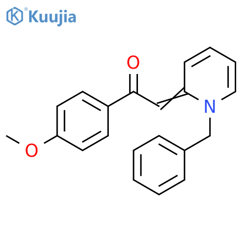 Ethanone,1-(4-methoxyphenyl)-2-[1-(phenylmethyl)-2(1H)-pyridinylidene]- structure