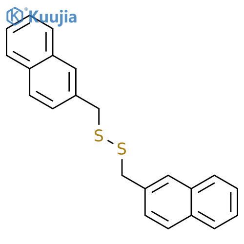 Disulfide, bis(2-naphthalenylmethyl) structure