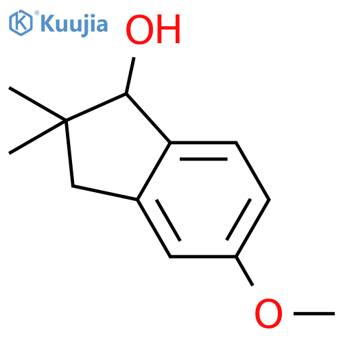 5-Methoxy-2,2-dimethyl-1,3-dihydroinden-1-ol structure