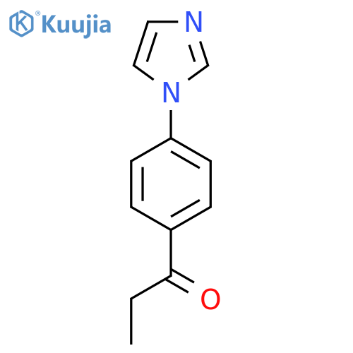 1-4-(1H-imidazol-1-yl)phenylpropan-1-one structure