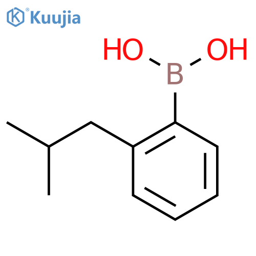 2-Isobutylphenylboronic acid structure