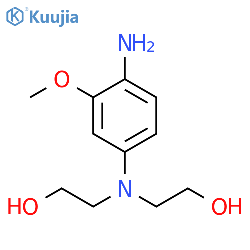 2,2'-(4-Amino-3-methoxyphenyl)iminobisethanol structure
