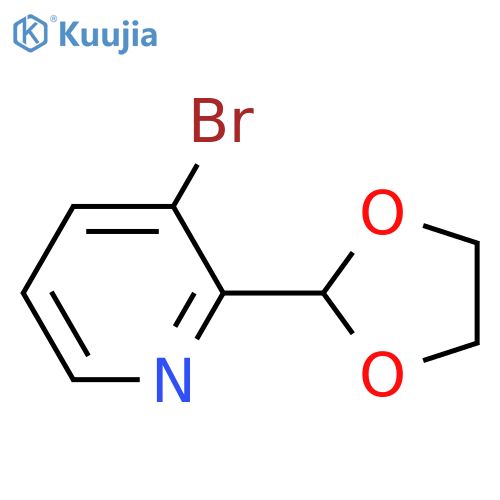 3-Bromo-2-(1,3-dioxolan-2-yl)pyridine structure