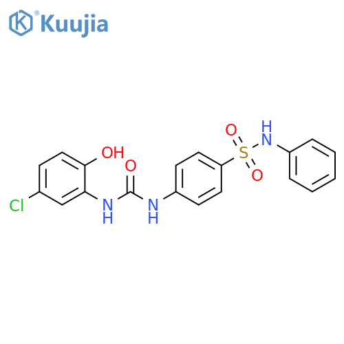 Benzenesulfonamide,4-[[[(5-chloro-2-hydroxyphenyl)amino]carbonyl]amino]-N-phenyl- structure