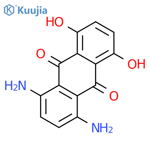 5,8-Diamino-1,4-dihydroxyanthraquinone structure