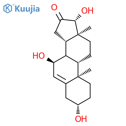 Androst-5-en-16-one,3,7,17-trihydroxy-, (3b,7a,17b)- structure
