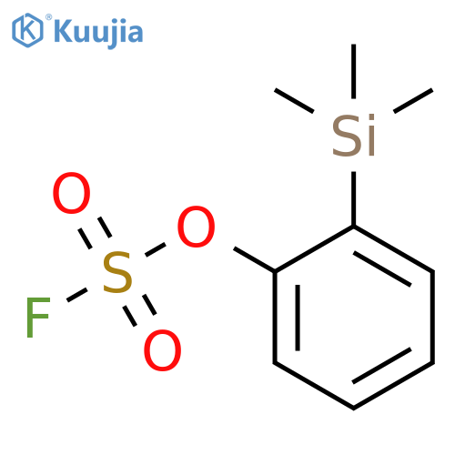 Fluorosulfuric acid, 2-(trimethylsilyl)phenyl ester structure