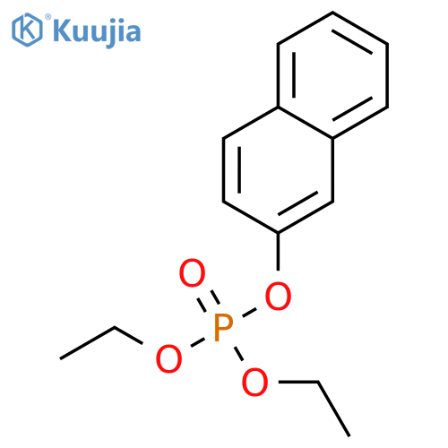 Phosphoric acid,diethyl 2-naphthalenyl ester structure