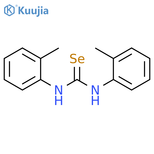 Selenourea, N,N'-bis(2-methylphenyl)- structure