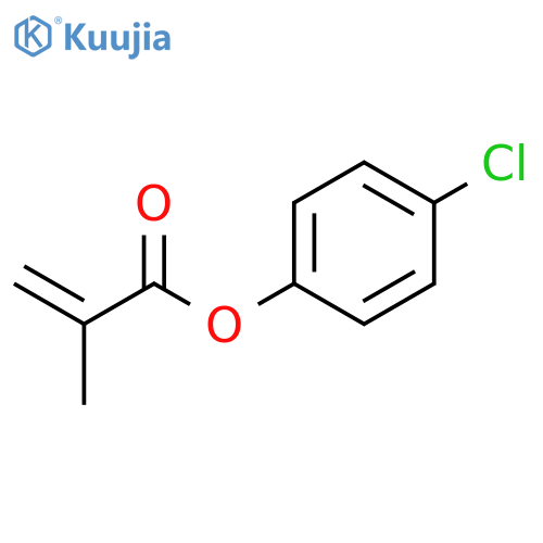 2-Propenoic acid, 2-methyl-, 4-chlorophenyl ester structure