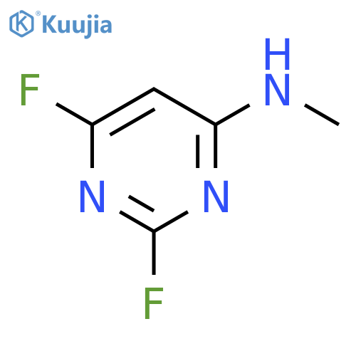 2,6-Difluoro-N-methylpyrimidin-4-amine structure