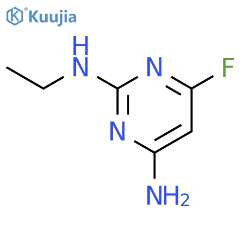 2,4-Pyrimidinediamine,N2-ethyl-6-fluoro- structure