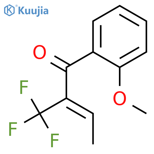 2-Buten-1-one, 1-(2-methoxyphenyl)-2-(trifluoromethyl)-, (2Z)- structure