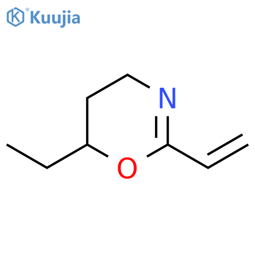 4H-1,3-Oxazine, 2-ethenyl-6-ethyl-5,6-dihydro- structure