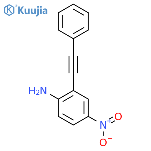 4-Nitro-2-(phenylethynyl)aniline structure
