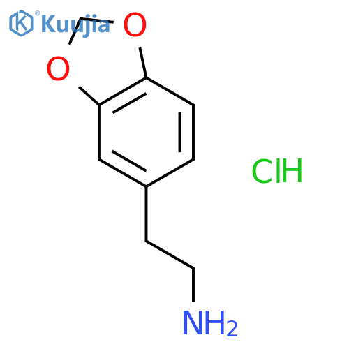 1,3-Benzodioxole-5-ethanamine Hydrochloride structure