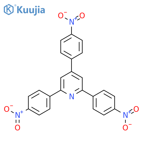 Pyridine, 2,4,6-tris(4-nitrophenyl)- structure