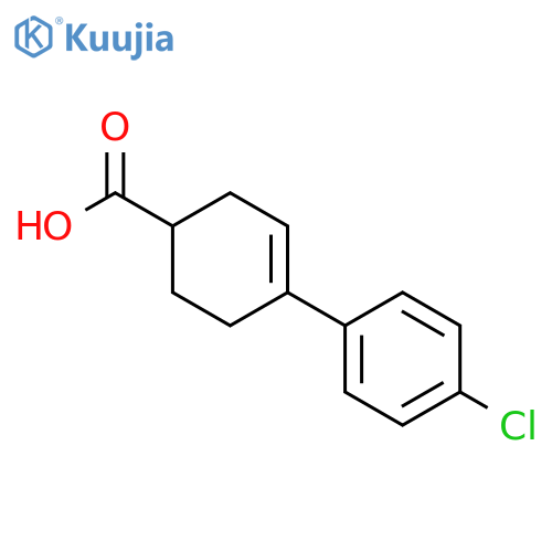 4-(4-Chlorophenyl)-3-cyclohexene-1-carboxylic Acid structure