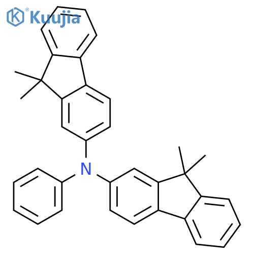 N,N-Bis(9,9-dimethyl-9H-fluoren-2-yl)aniline structure