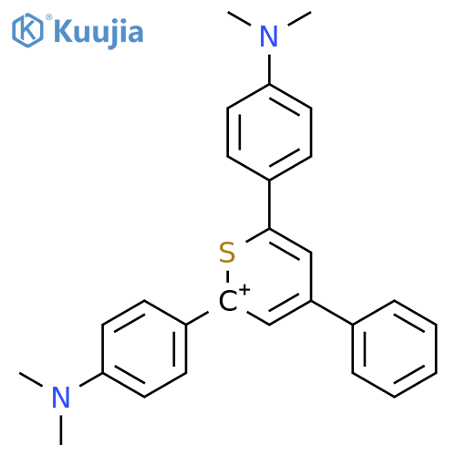 Thiopyrylium, 2,6-bis[4-(dimethylamino)phenyl]-4-phenyl- structure