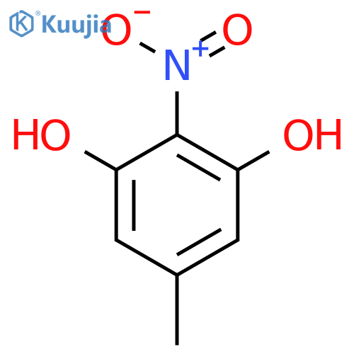 5-Methyl-2-nitrobenzene-1,3-diol structure