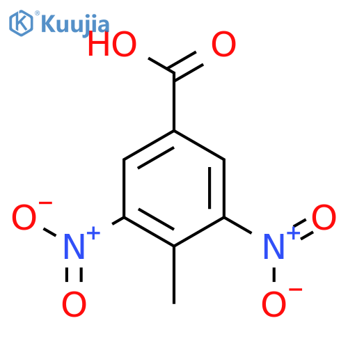 3,5-Dinitro-4-methylbenzoic Acid structure