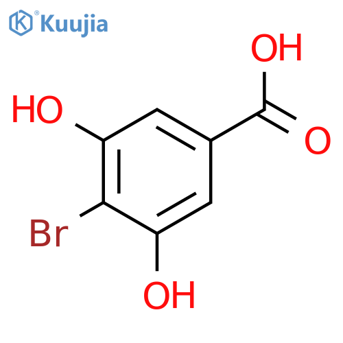 4-Bromo-3,5-dihydroxybenzoic acid structure