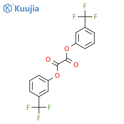 Ethanedioic acid, bis[3-(trifluoromethyl)phenyl] ester structure
