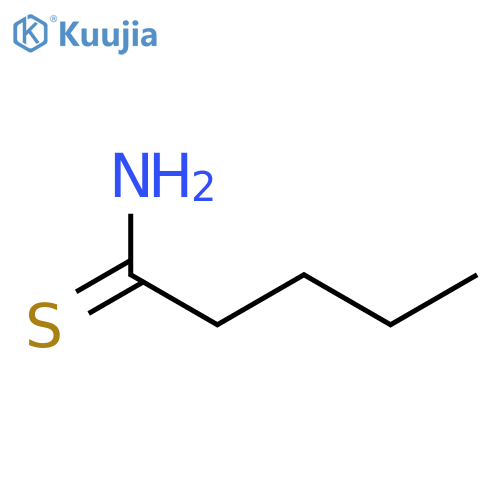 Pentanethioamide structure