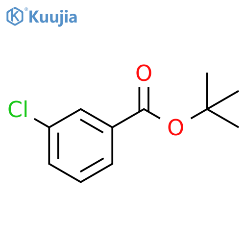 Benzoic acid, 3-chloro-, 1,1-dimethylethyl ester structure