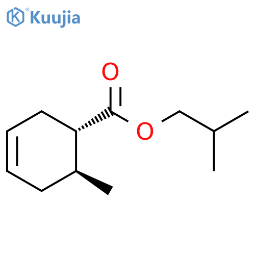3-Cyclohexene-1-carboxylic acid, 6-methyl-, 2-methylpropyl ester,trans- structure