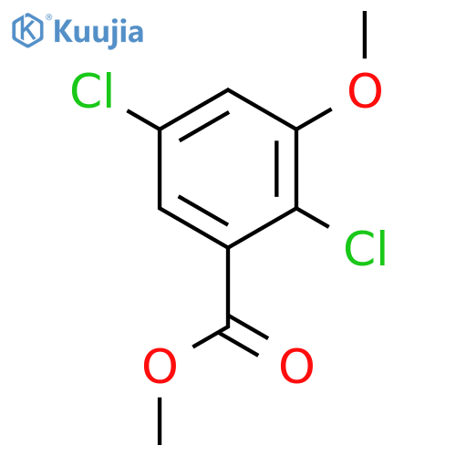 BENZOIC ACID, 2,5-DICHLORO-3-METHOXY-, METHYL ESTER structure