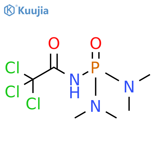 N-bis(dimethylamino)phosphoryl-2,2,2-trichloroacetamide structure