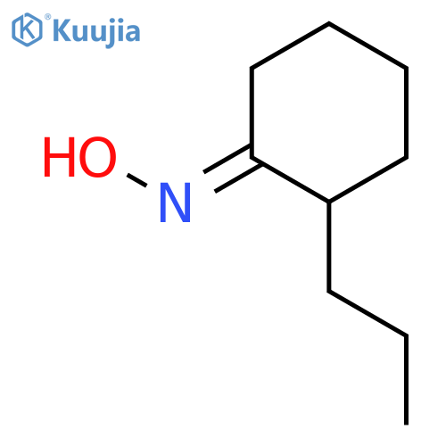 Cyclohexanone, 2-propyl-, oxime structure