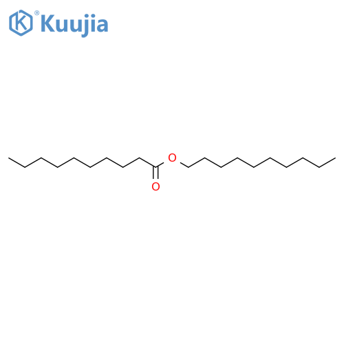 Decanoic acid, decylester structure