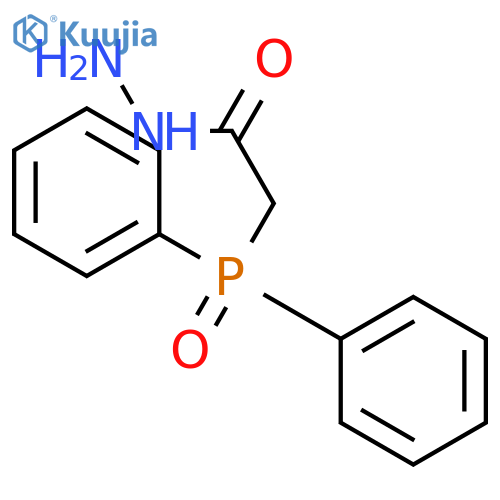 Acetic acid,2-(diphenylphosphinyl)-, hydrazide structure