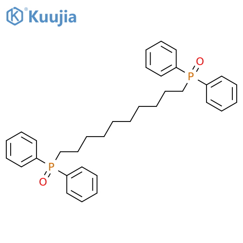 Phosphine oxide,1,10-decanediylbis[diphenyl- (9CI) structure