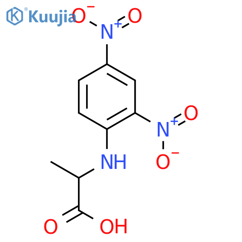 N-(2,4-Dinitrophenyl)-L-alanine structure