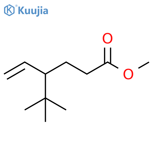 5-Hexenoic acid, 4-(1,1-dimethylethyl)-, methyl ester structure