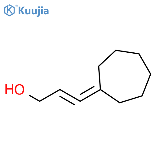 2-Propen-1-ol, 3-cycloheptylidene- structure