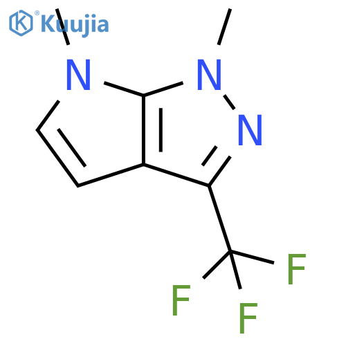 1,6-dihydro-1,6-dimethyl-3-(trifluoromethyl)-Pyrrolo[2,3-c]pyrazole structure