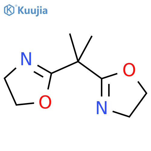 Oxazole, 2,2'-(1-methylethylidene)bis[4,5-dihydro- structure