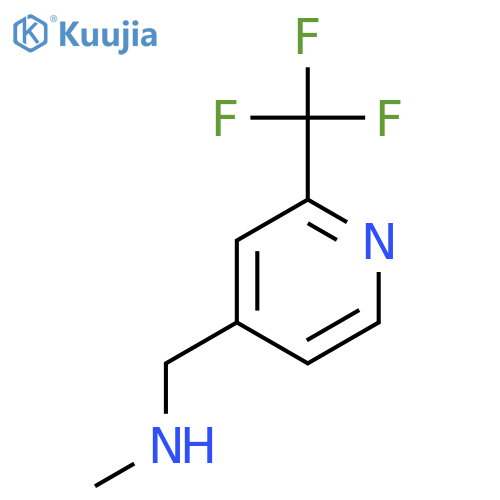 N-Methyl-2-(trifluoromethyl)-4-pyridinemethanamine structure